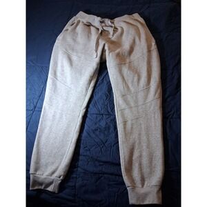 Akademiks Sweat Pants Mens Size 3XL Gray Zip Pockets Used